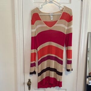 Chico's Multicolor Striped Sweater